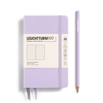 Leuchtturm Pocket A6 Dotted Notebook - Lilac