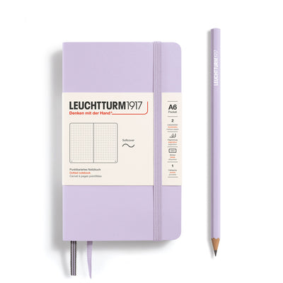 Leuchtturm Softcover Pocket A6 Dotted Notebook - Lilac