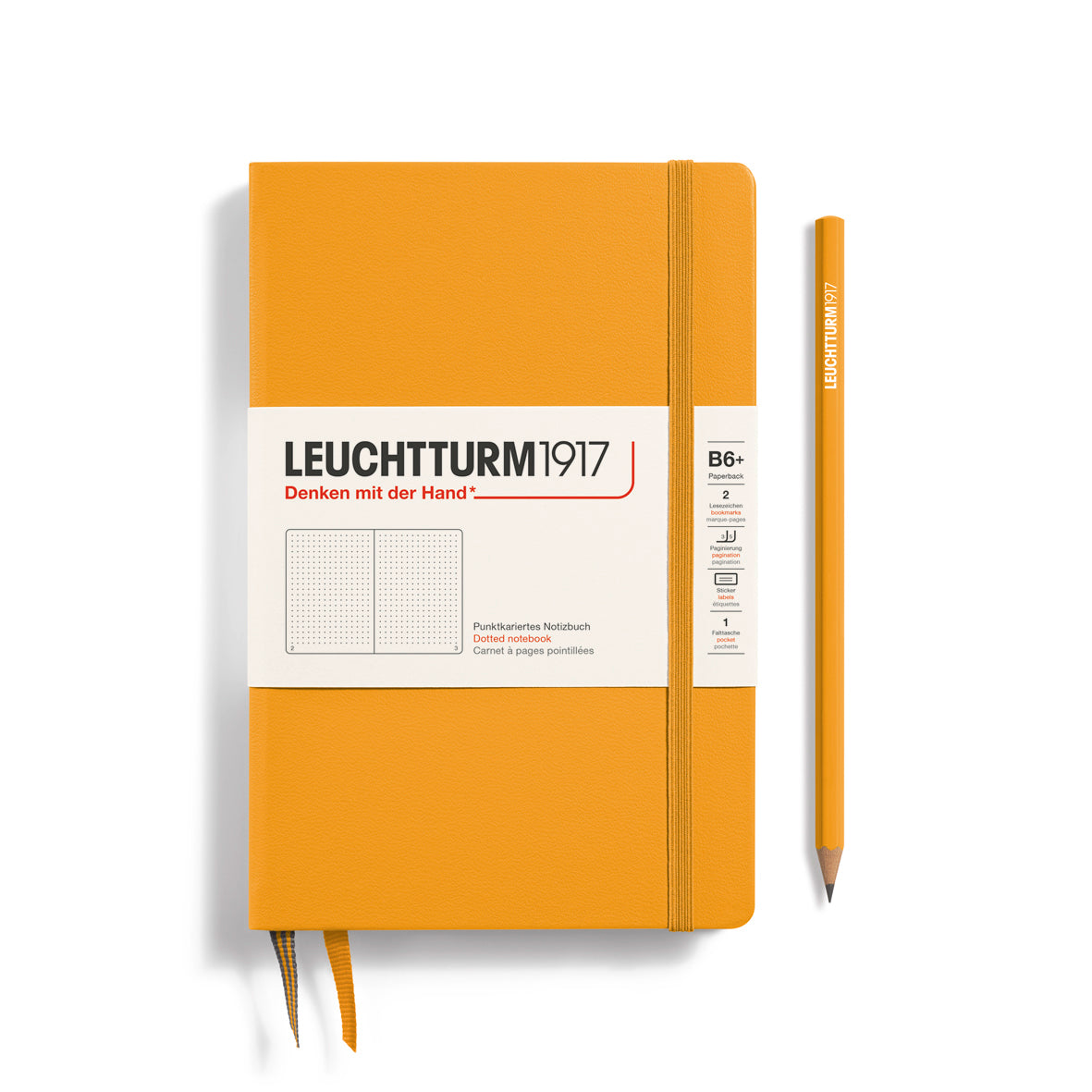 Leuchtturm Paperback B6+ Dotted Notebook - Rising Sun