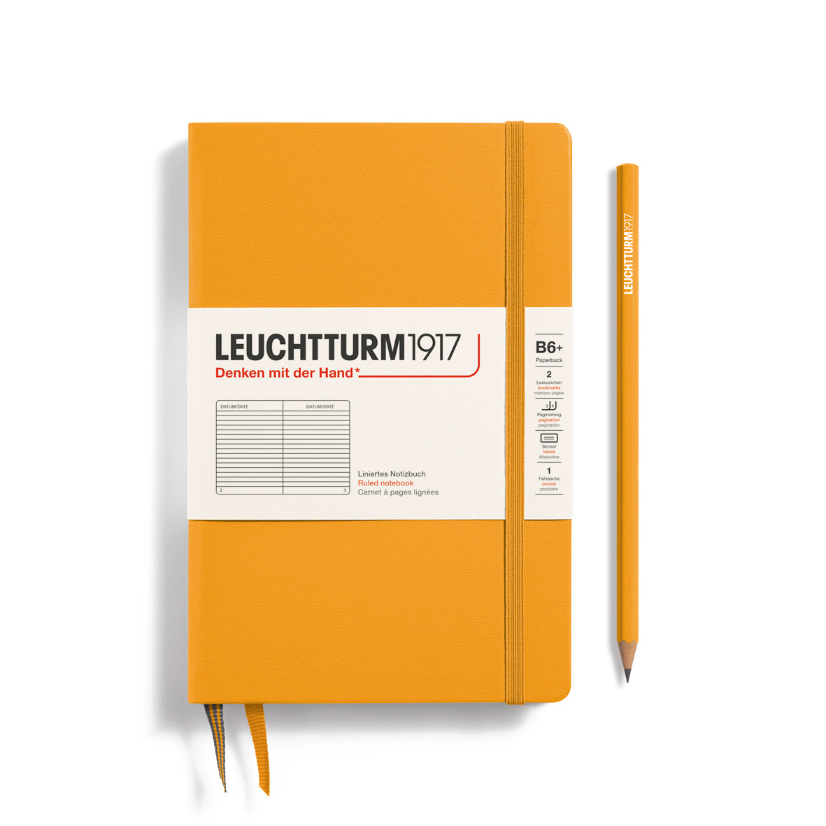 Leuchtturm Paperback B6+ Ruled Notebook - Rising Sun
