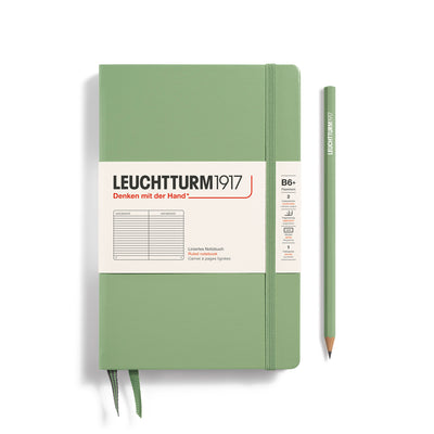 Leuchtturm Paperback B6+ Ruled Notebook - Sage