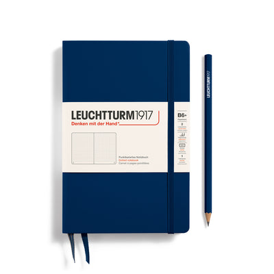 Leuchtturm Paperback B6+ Dotted Notebook - Navy