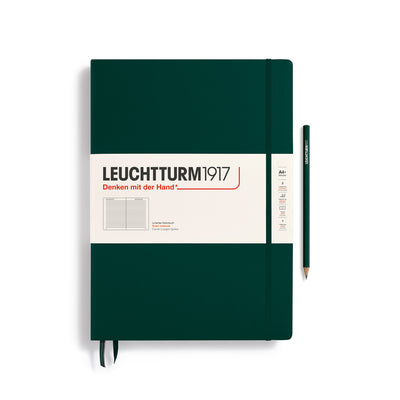 Leuchtturm Master Classic A4+ Ruled Notebook - Forest Green