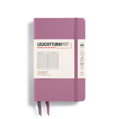 Leuchtturm Pocket A6 Ruled Notebook - Dusty Rose