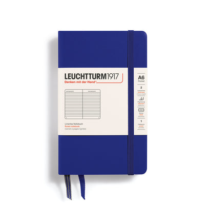 Leuchtturm Pocket A6 Ruled Notebook - Ink