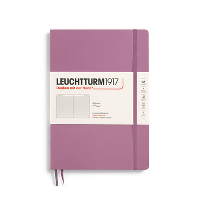 Leuchtturm Softcover Composition B5 Ruled Notebook - Dusty Rose