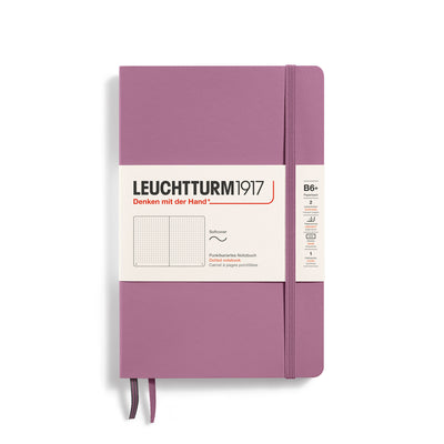 Leuchtturm Softcover Paperback B6+ Dotted Notebook - Dusty Rose