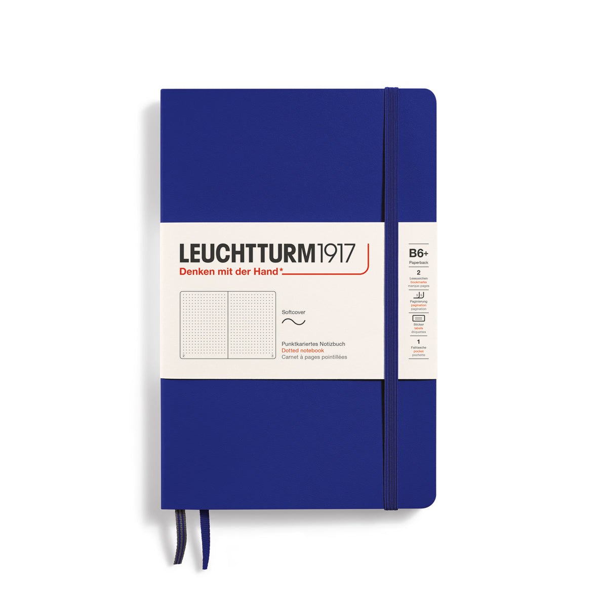 Leuchtturm Softcover Paperback B6+ Dotted Notebook - Ink