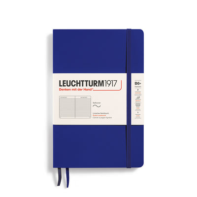 Leuchtturm Softcover Paperback B6+ Ruled Notebook - Ink
