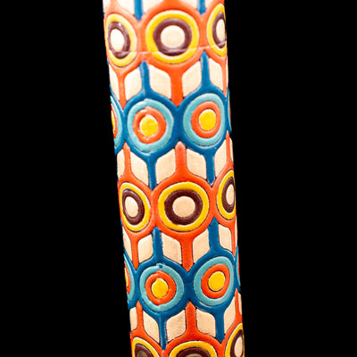 A zoomed-in view of the detailed orbs on the body of the AP Limited Editions Writer Maki-e Fountain Pen - Orbit.