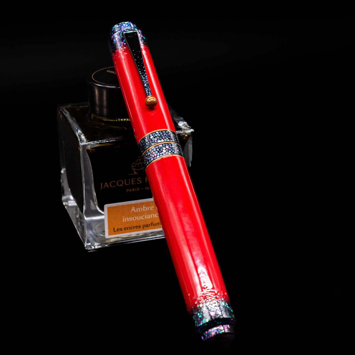 AP Limited Editions Writer Maki-e Fountain Pen - Red and Raden – Truphae