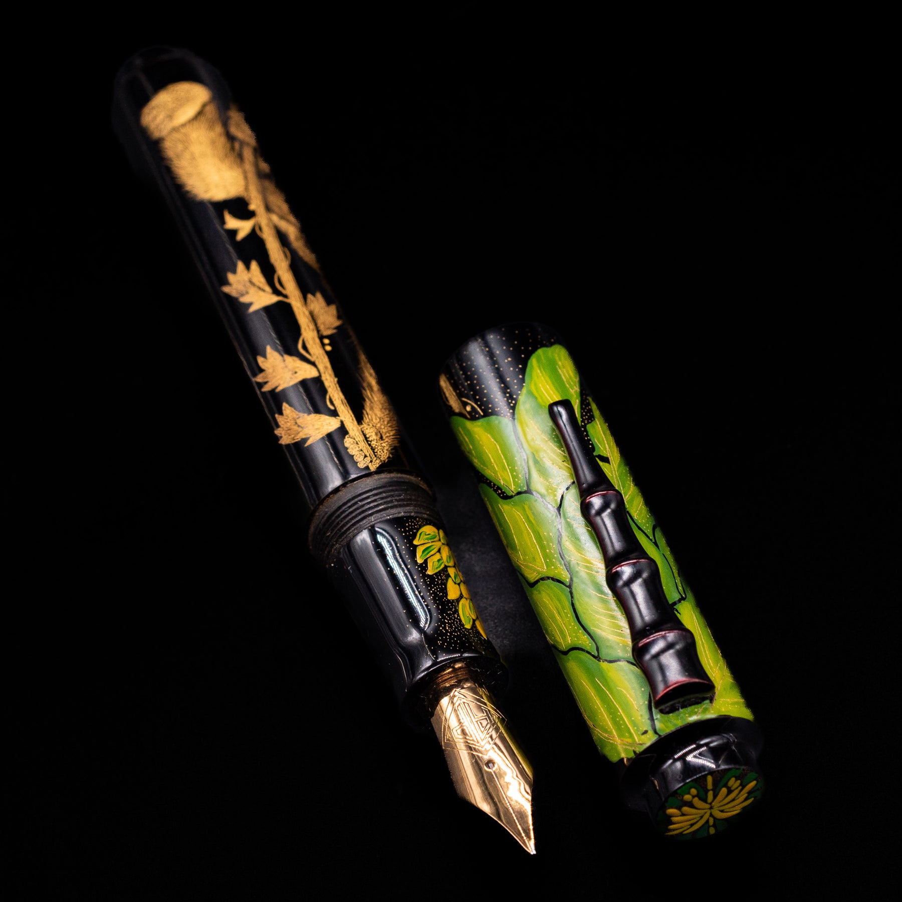 Chimp Pen Ink AP Limited Editions Chimpanzee Maki-e & Chinkin Fountain Pen – Truphae