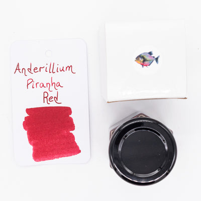 Anderillium Ink Bottle Piranha Red american made