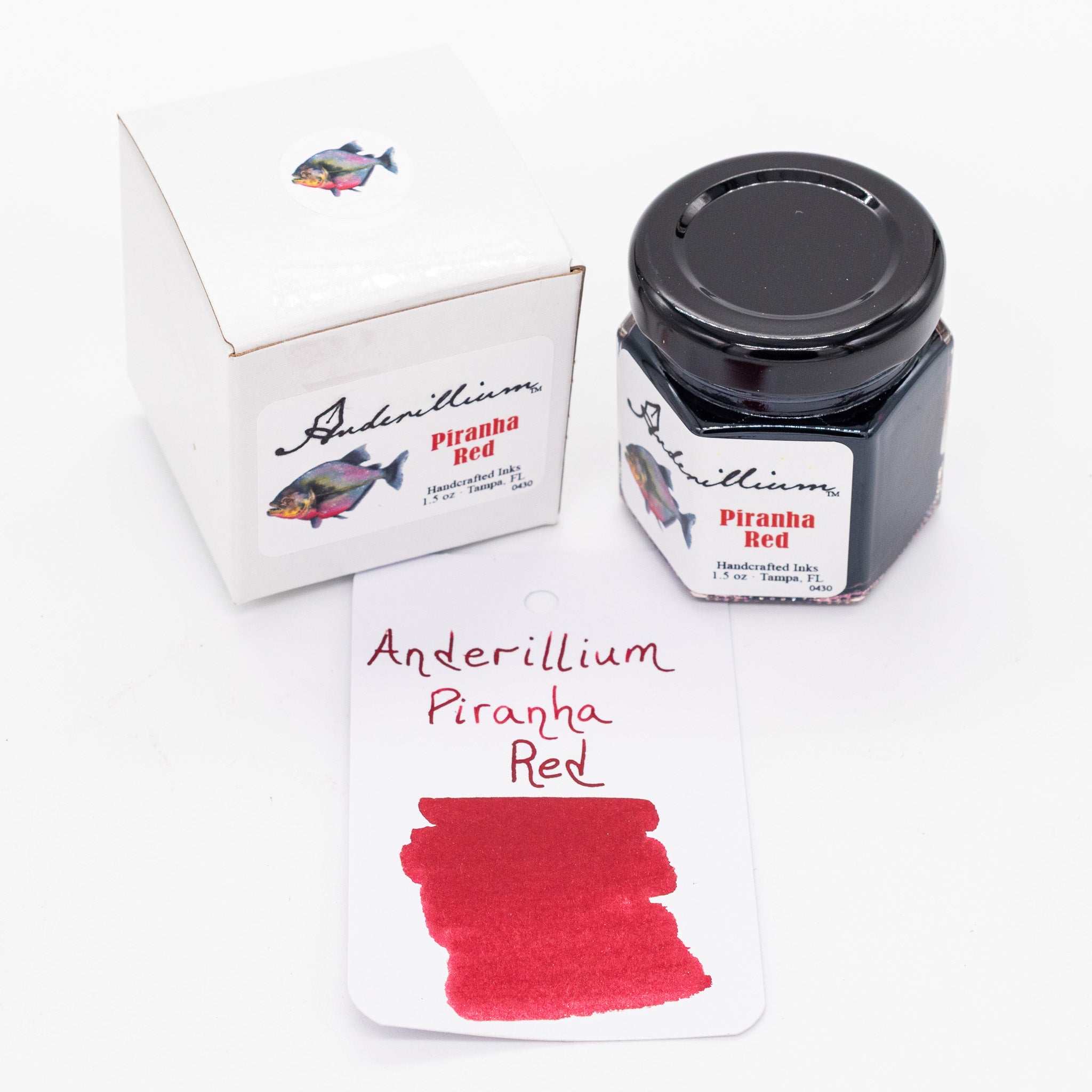 Anderillium Ink Bottle Piranha Red – Truphae