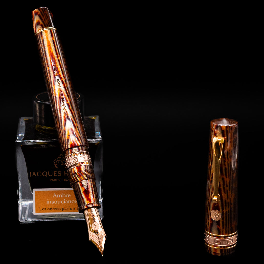 BOLOGNA EXTRA　万年筆　14金　ボローニャ　エキストラ　ASC Armando Simoni Club Bologna Extra Arco Fountain Pen - Preowned