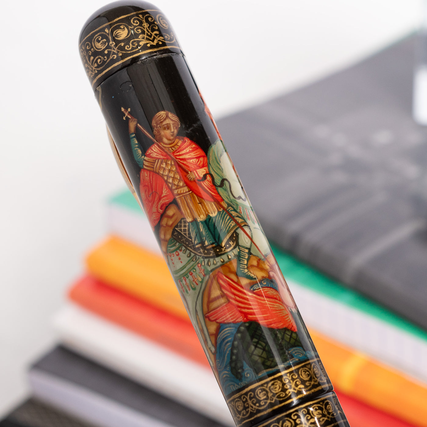 Artus Great Cities of the World Moscow St Basil Cathedral Fountain Pen Hand Painting