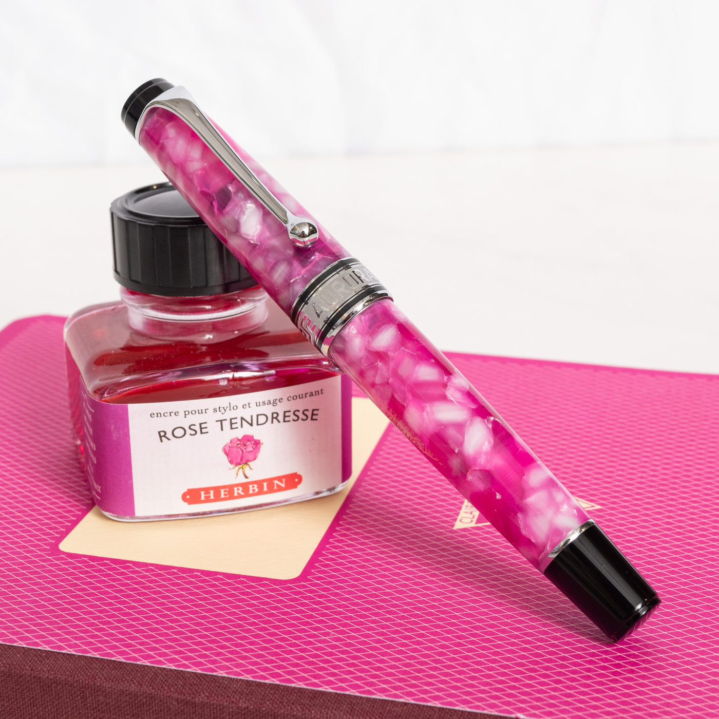 Pink Aurora Optima Limited Edition Fountain pen