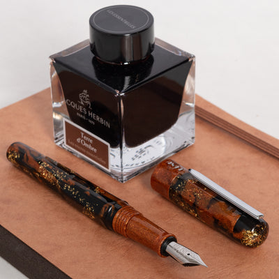 BENU Talisman Tiger's Eye Fountain Pen gold