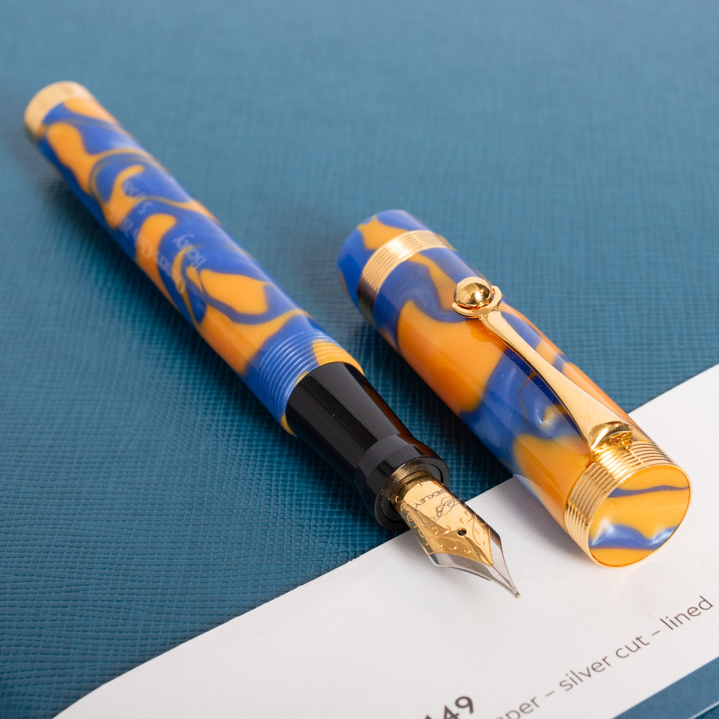 Bexley Owners Club 2015 Fountain Pen orange blue