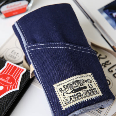 Esterbrook Canvas Pen Roll - Navy