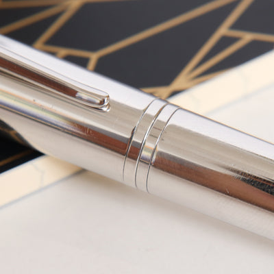 Bvlgari Sterling Silver Ballpoint Pen - Preowned Center Band