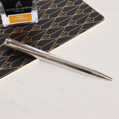 Bvlgari Sterling Silver Ballpoint Pen - Preowned Closed