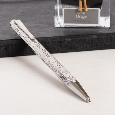 Caran d'Ache Ecridor Special Edition Keith Haring Ballpoint Pen Set silver