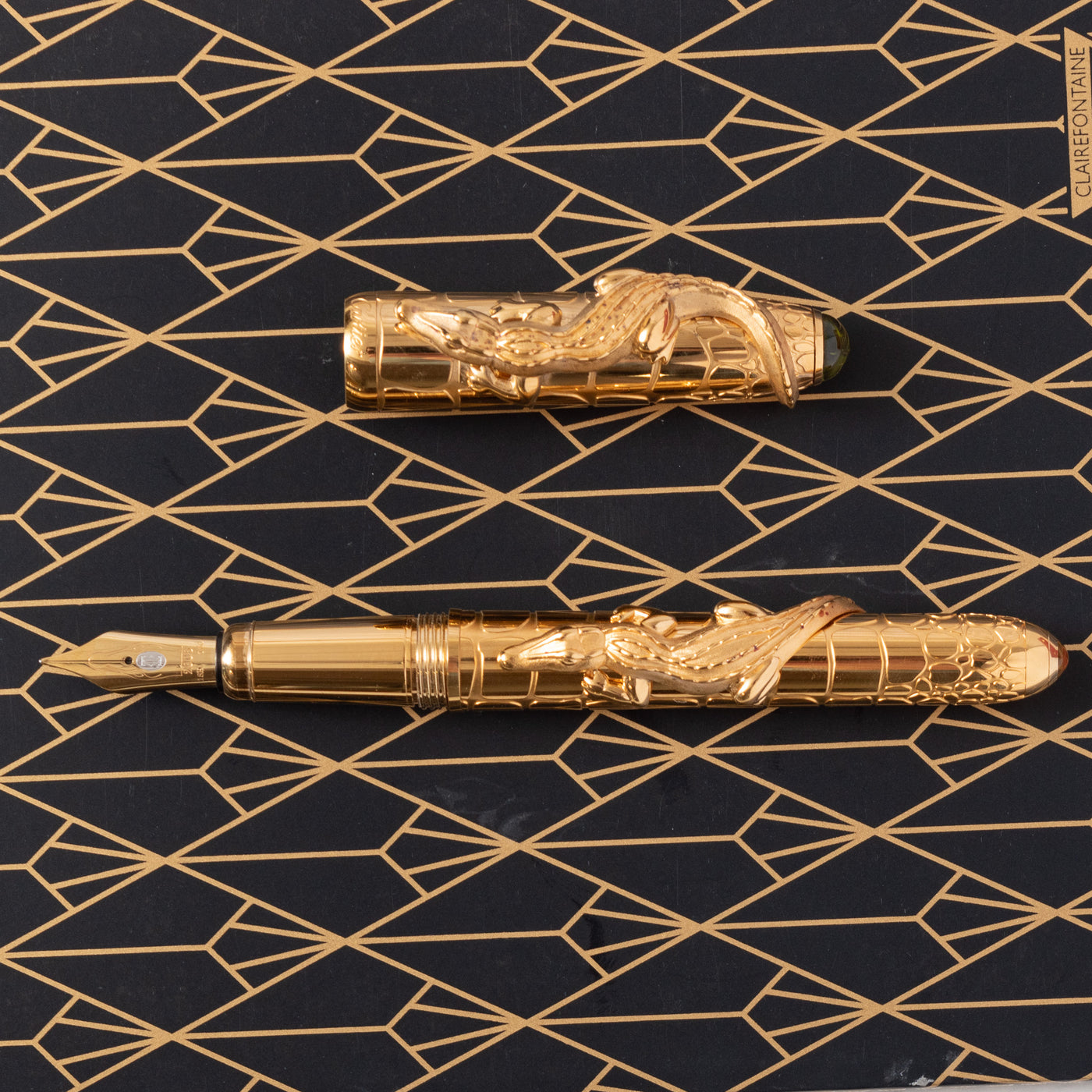 Cartier Crocodiles Exceptional Limited Edition Fountain Pen Gold