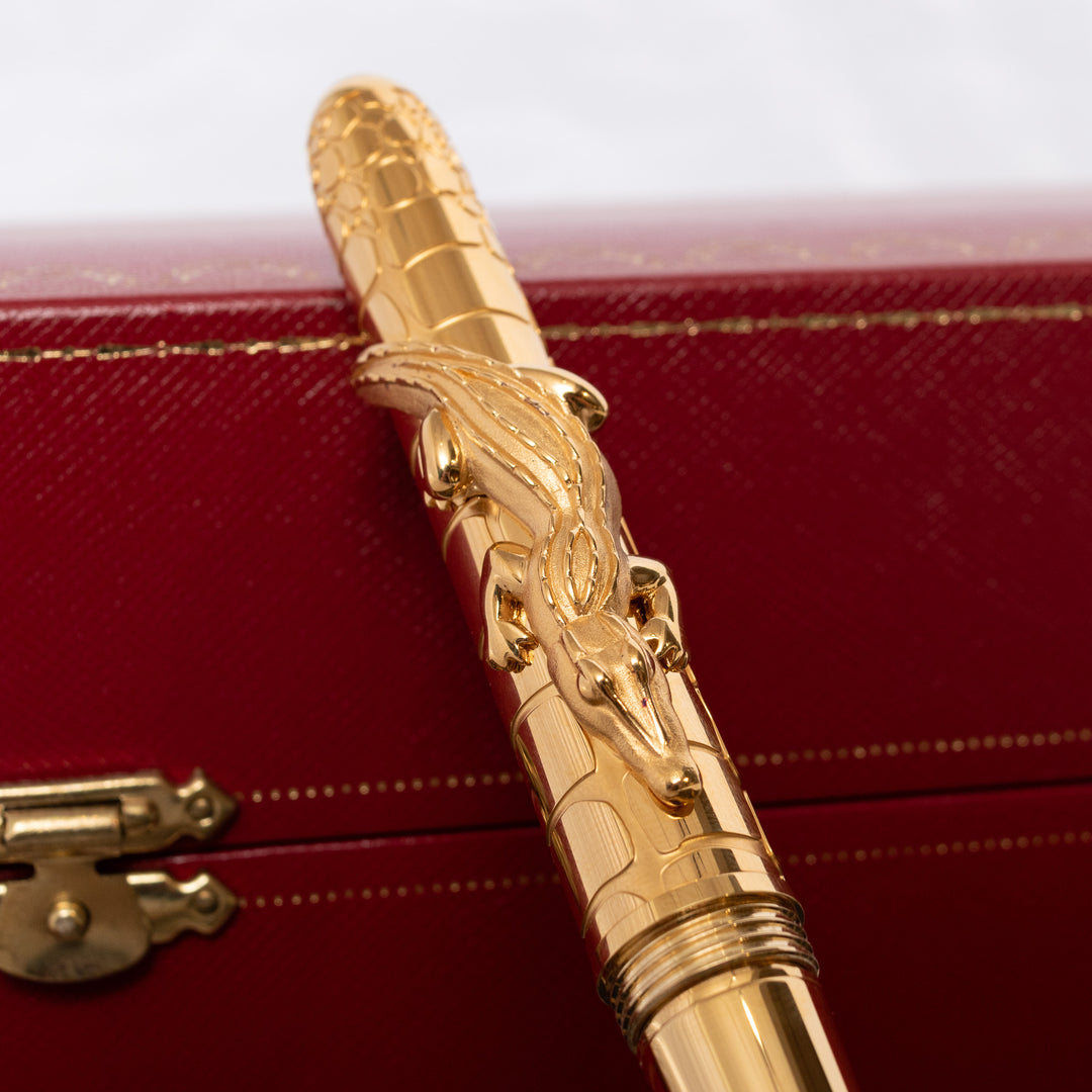 Cartier 万年筆【Limited edition 】 Crocodiles de Cartier Exceptional Limited Edition Fountain Pen