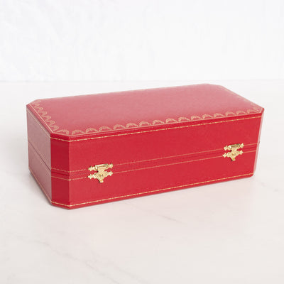 Cartier Limited Edition Gold Plated Magnifying Glass Ballpoint Pen Box