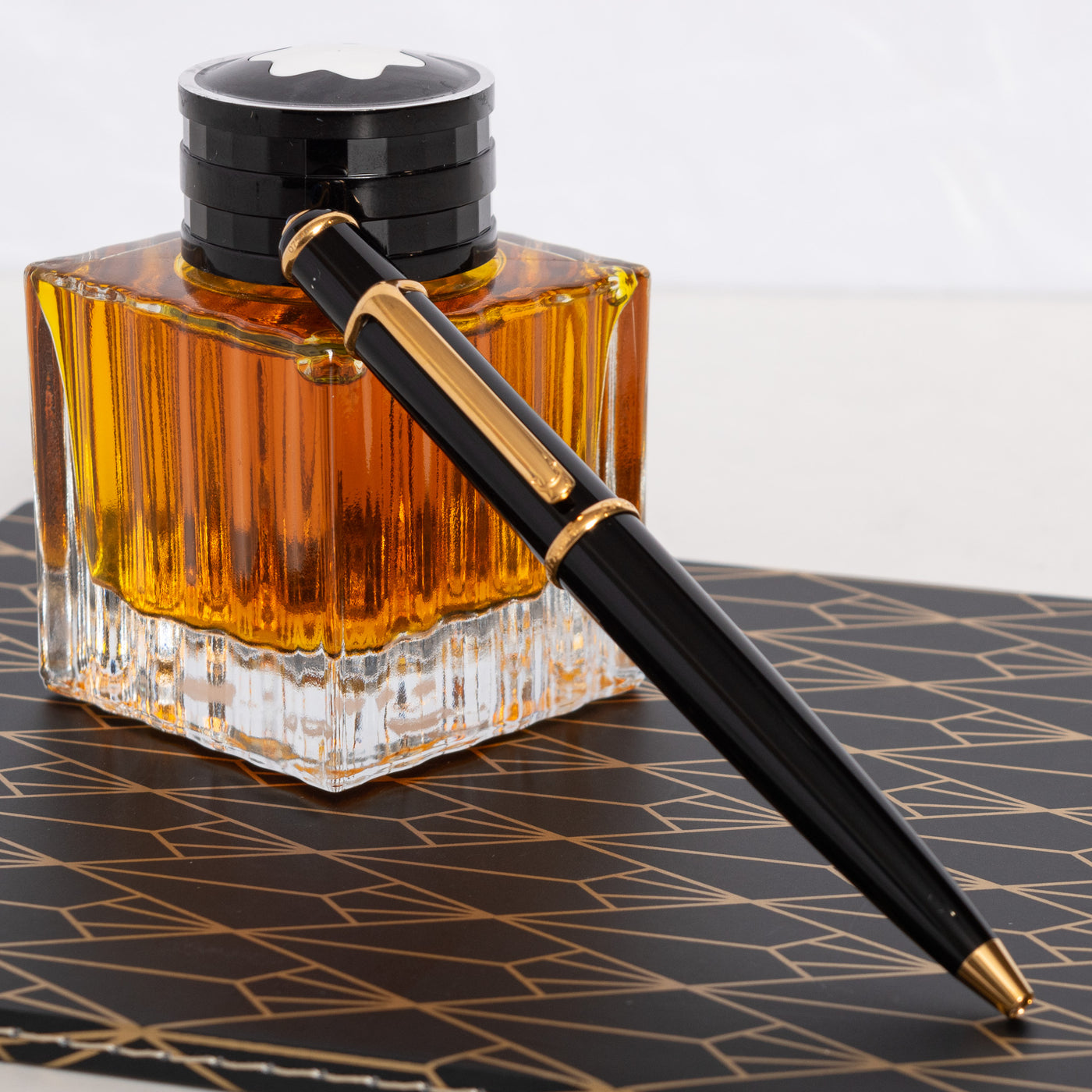 Cartier Mini Diabolo Black & Gold Ballpoint Pen