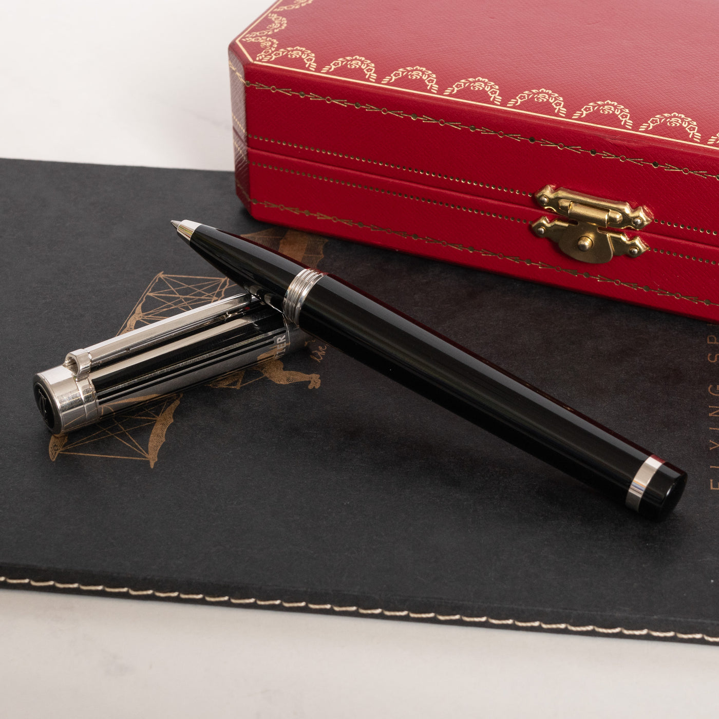 Cartier Pasha Platinum Barcode Rollerball Pen - Preowned