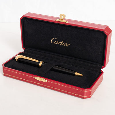Cartier Roadster Black & Gold Ballpoint Pen packaging
