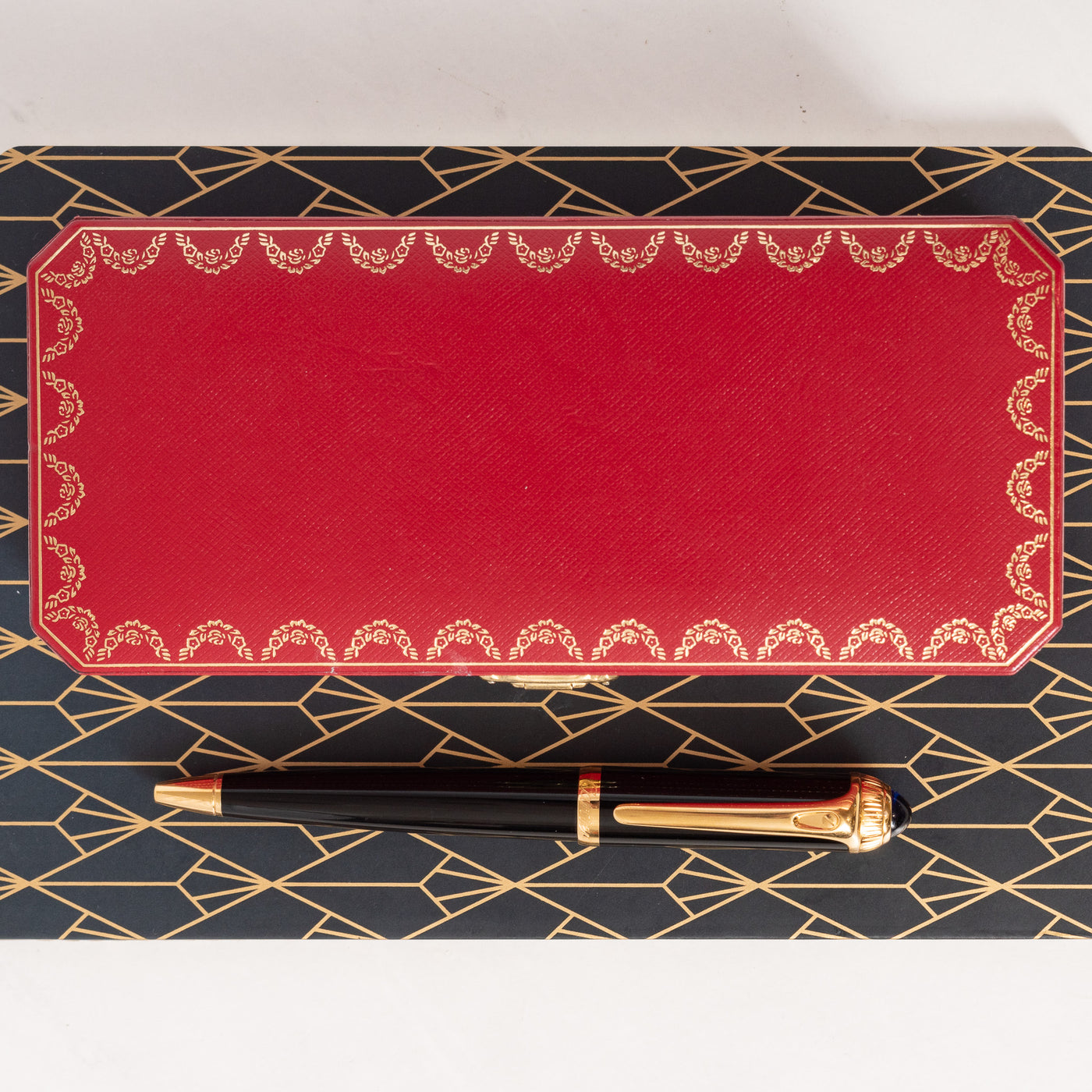 Cartier Roadster Black & Gold Ballpoint Pen UAE