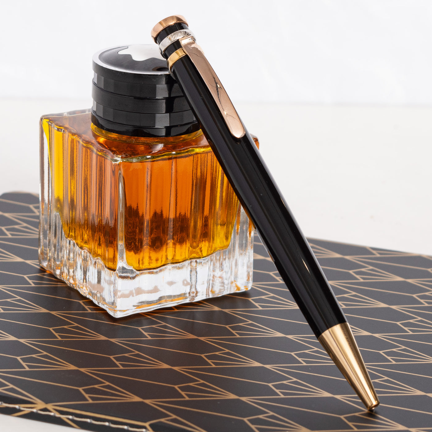 Cartier Trinity Black Lacquer Ballpoint Pen