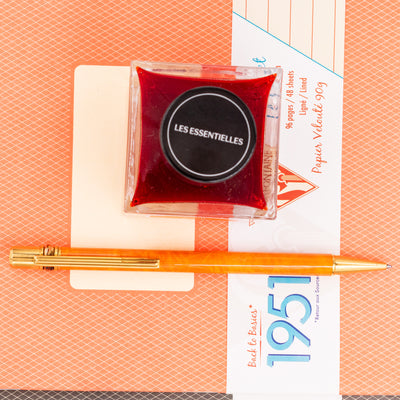 Cartier Trinity Orange Ballpoint Pen New