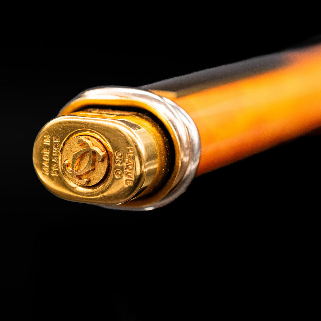 Cartier Vendome Oval Orange Fineliner Pen - Preowned – Truphae