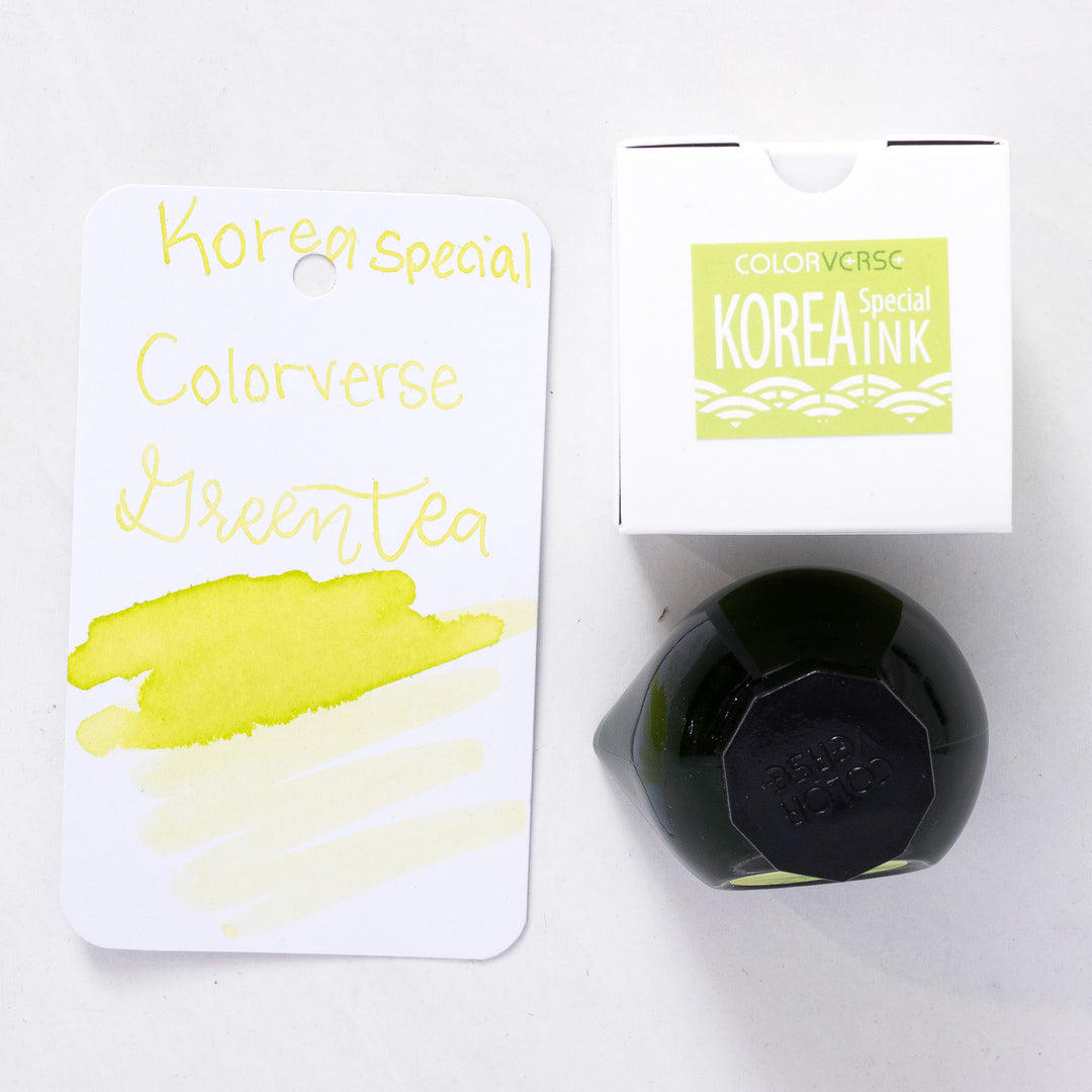 Colorverse Korea Special Green Tea Fountain Pen Ink – Truphae