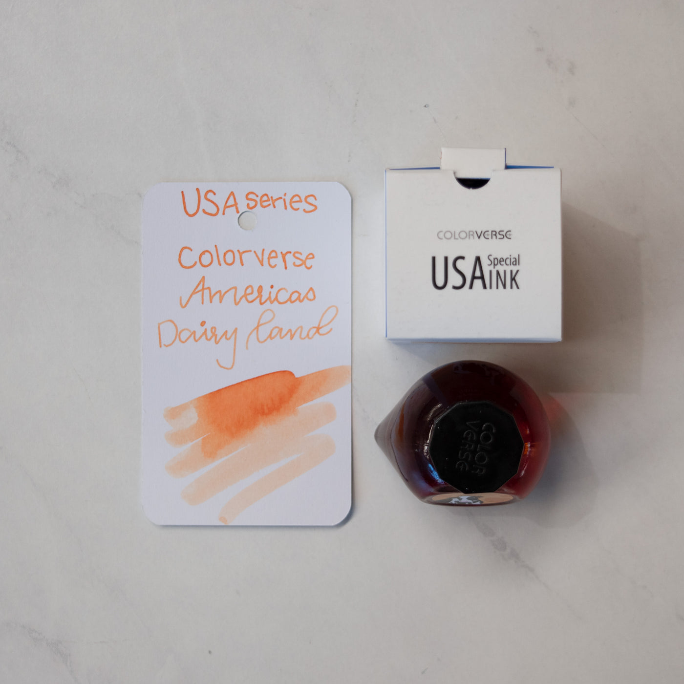 Colorverse USA Special Series America's Dairy Land Ink Bottle orange