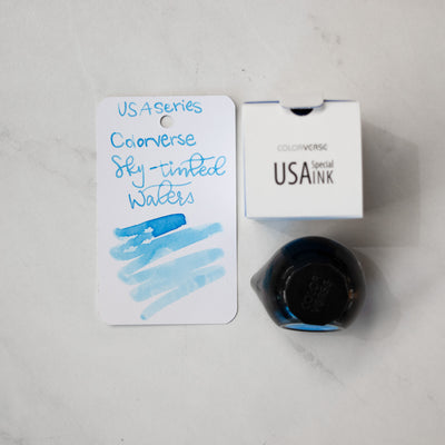 Colorverse USA Special Series Sky Tinted Waters Ink Bottle turquoise blue