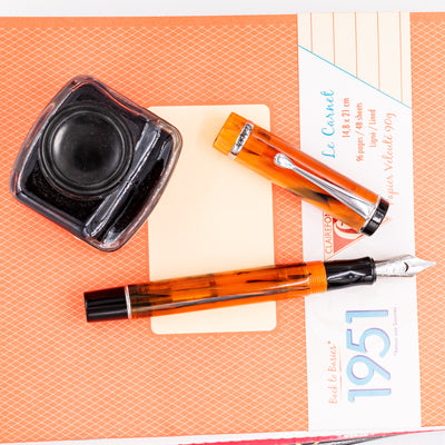 Conklin Duragraph Amber Fountain Pen new