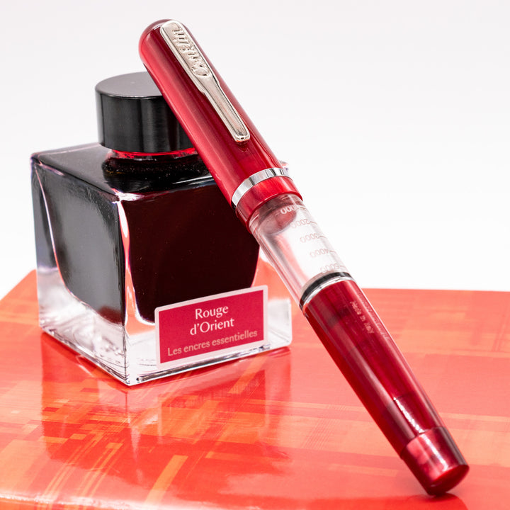 Conklin Heritage Word Gauge Fountain Pen - Red – Truphae
