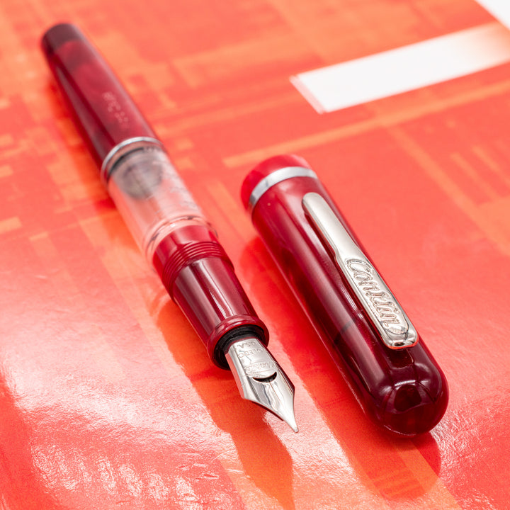 Conklin Heritage Word Gauge Fountain Pen - Red – Truphae