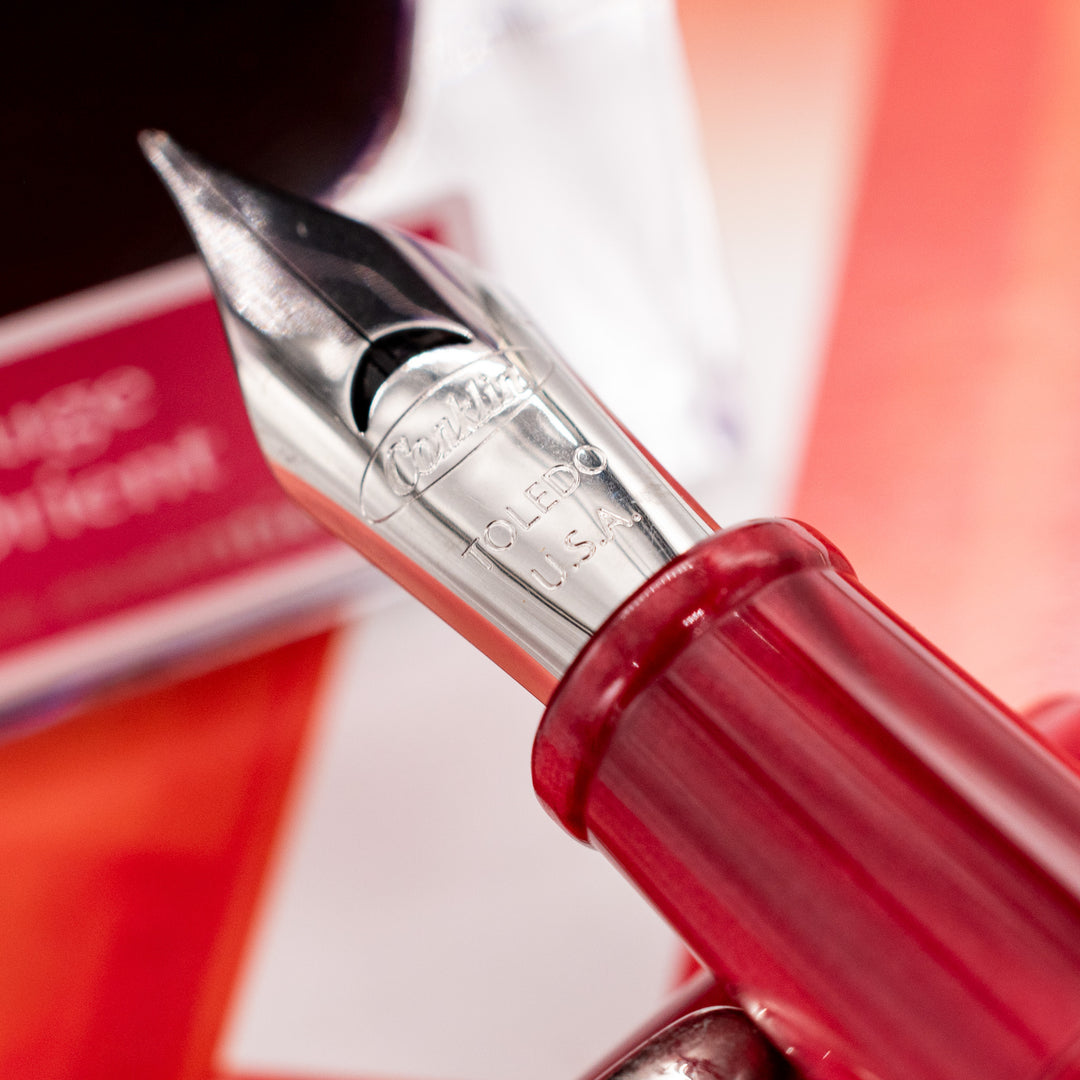 Conklin Heritage Word Gauge Fountain Pen - Red – Truphae