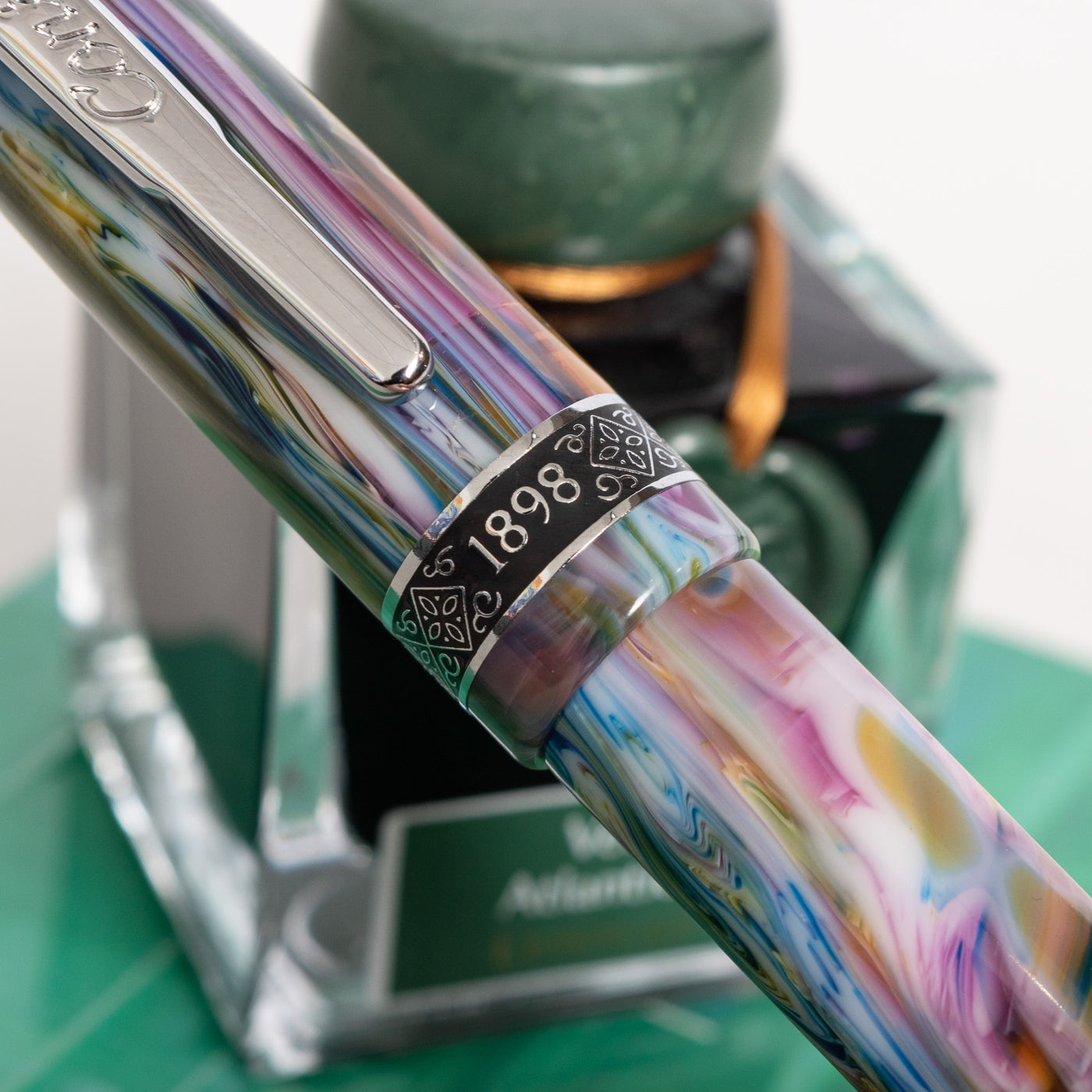 Conklin 1898 Misto Green Fountain Pen center band