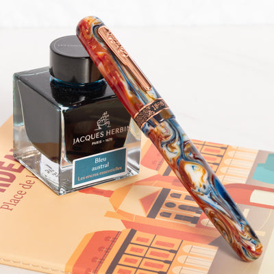 Conklin 1898 Misto Orange Fountain Pen capped