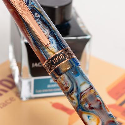 Conklin 1898 Misto Orange Fountain Pen center band