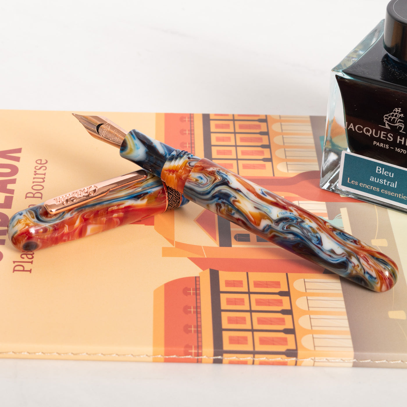 Conklin 1898 Misto Orange Fountain Pen