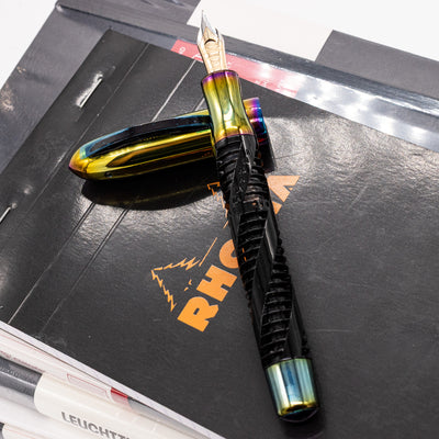 Conklin Nozac Futura Rainbow Fountain Pen piston filled