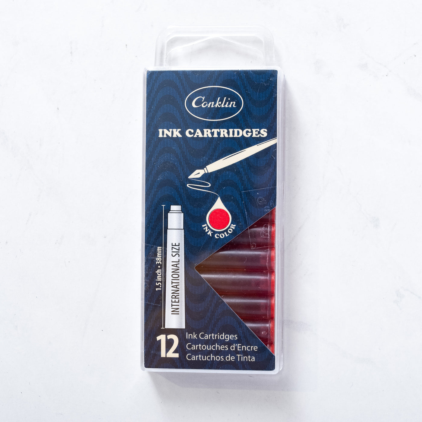 Conklin Red Ink Cartridges